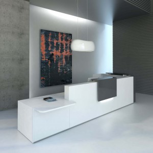 Tera Customizable Reception Desk