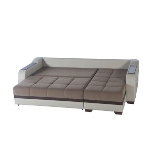 Ultra Sleeper Sectional Optimum Brown by Sunset (Istikbal) Furniture