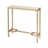 Equus Small Console Table, Antique Gold Leaf & White by ELK Home