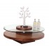 Revere Circle Coffee Table, Walnut by Beverly Hills Furniture
