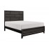 Davi Wood/Wood Veneer Bed, Full Size, Gray by Homelegance