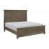Cardano Wood/Wood Veneer Bed, Queen Size, Driftwood Light Brown by Homelegance
