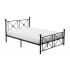 Mardelle Metal Platform Bed, Full Size, Black by Homelegance