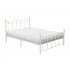 Lia Metal Platform Bed, Full Size, White by Homelegance