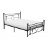 Morris Metal Platform Bed, Full Size, Black by Homelegance