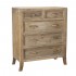 Francesca Wood 5-Drawer Dresser, Vintage Taupe by Classic Home