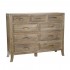 Francesca Wood 9-Drawer Dresser, Vintage Taupe by Classic Home