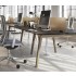 Nova Wood 212.4-inch Office 6-Desk Bench for 6 Persons by NARBUTAS
