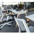 Nova Wood 62.9-inch Melamine Straight Office Desk by NARBUTAS