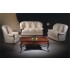 A43 Half Leather Living Room Set by ESF Furniture