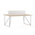 Air Office 2-Desk Bench w/Cable Ports by NARBUTAS