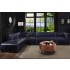 Birdie Top Grain Leather Modular Sectional Sofa, Composition 5 by AF Modern