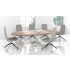 Forum Oval Meeting Table w/Metal Frame for 8/10 Persons by NARBUTAS