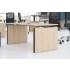 Motion 55.1-inch Electric Adjustable Office Desk w/3 Level Columns and Panel Legs by NARBUTAS