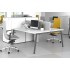 Nova A 55.1-inch Office 2-Desk Bench w/Metal Frame by NARBUTAS