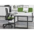 Nova O 70.8-inch Crescent Office Desk w/Metal Frame by NARBUTAS