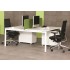 Nova U 70.8-inch Metal Frame Office 2-Desk Bench by NARBUTAS