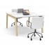 Nova Wood 55.1-inch Melamine Office 2-Desk Bench by NARBUTAS