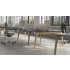 Nova Wood 188.7-inch Office 6-Desk Bench for 6 Persons by NARBUTAS