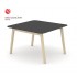 Nova Wood Square HPL Meeting Table for 4/6 Persons by NARBUTAS