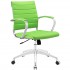 Jive Mid Back Office Chair, Bright Green by Modway Furniture