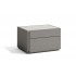 Faro Premium Wood Veneer Left Nightstand, Grey by J&M Furniture