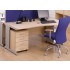 Optima C 47.2-inch Wave Office Desk by NARBUTAS