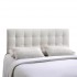 Lily Vinyl Queen Size Headboard, White by Modway Furniture