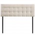 Lily Fabric Full Size Headboard, Ivory by Modway Furniture