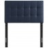 Lily Fabric Twin Size Headboard, Navy by Modway Furniture