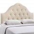 Sovereign Fabric Queen Size Headboard, Ivory by Modway Furniture