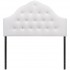 Sovereign Vinyl Queen Size Headboard, White by Modway Furniture