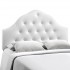 Sovereign Vinyl Full Size Headboard, White by Modway Furniture