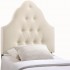 Sovereign Fabric Twin Size Headboard, Ivory by Modway Furniture