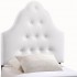 Sovereign Vinyl Twin Size Headboard, White by Modway Furniture