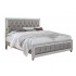Riley Queen Size Bed, Silver by Global Furniture USA