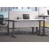 Active 62.9-inch Home/Office Sit-Stand Desk w/3 Column Telescopic Frame, JA Button Control, Z Type Feets by NARBUTAS
