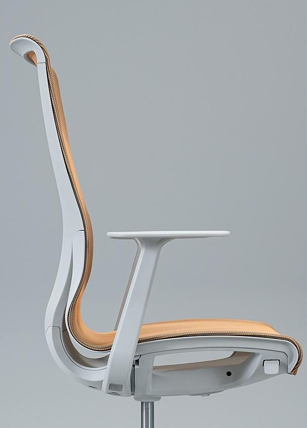 D-Chair Task Office Chair w/Grey Frame & Black Base