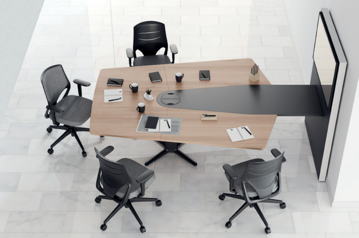 Power 100 Video Conference Office Meeting Table (without monitor)