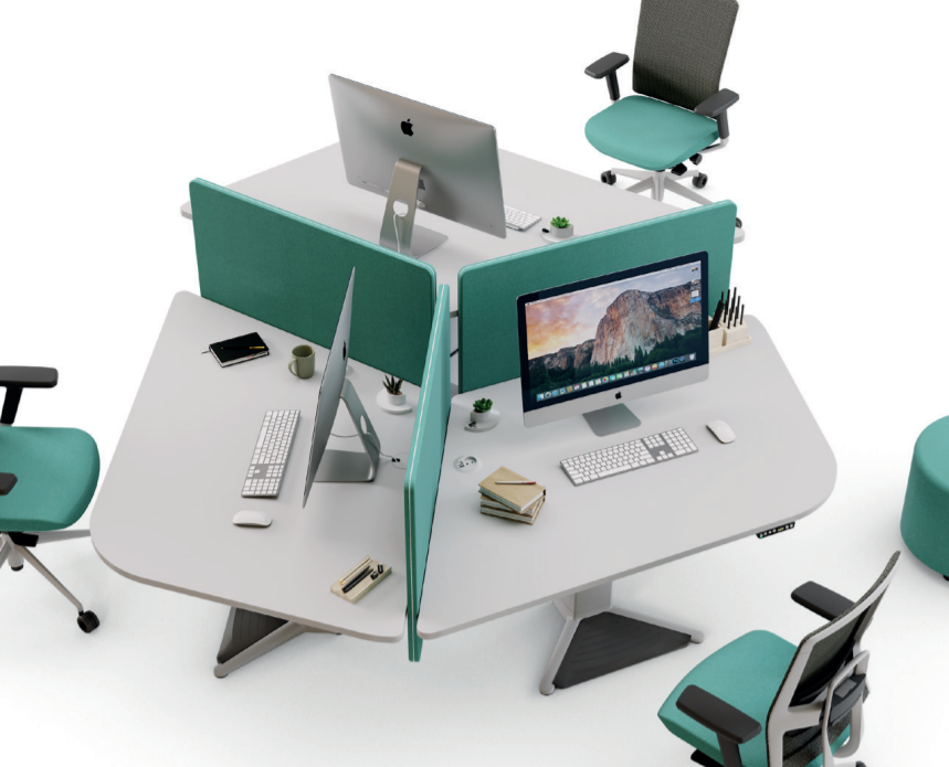 Power Contract tables by actiu