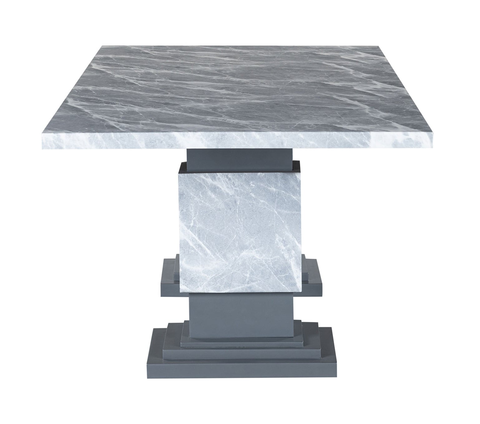 D1212 Faux Marble Rectangular Dining Table
