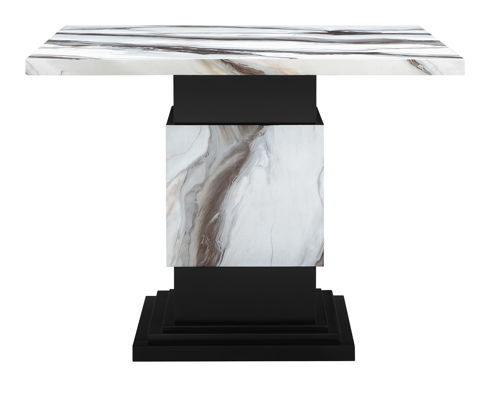 D12 Faux Marble Square Bar Set