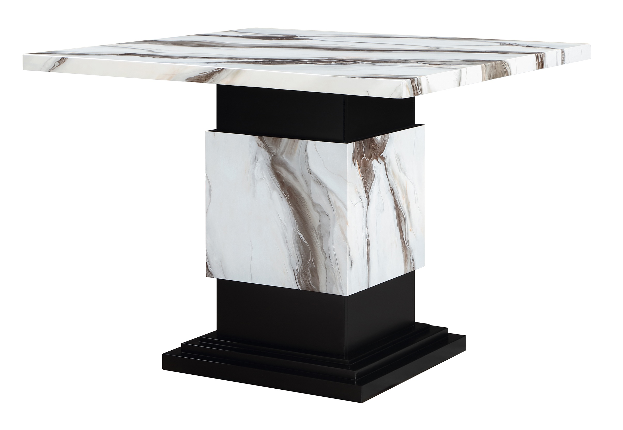 D12 Faux Marble Square Bar Set