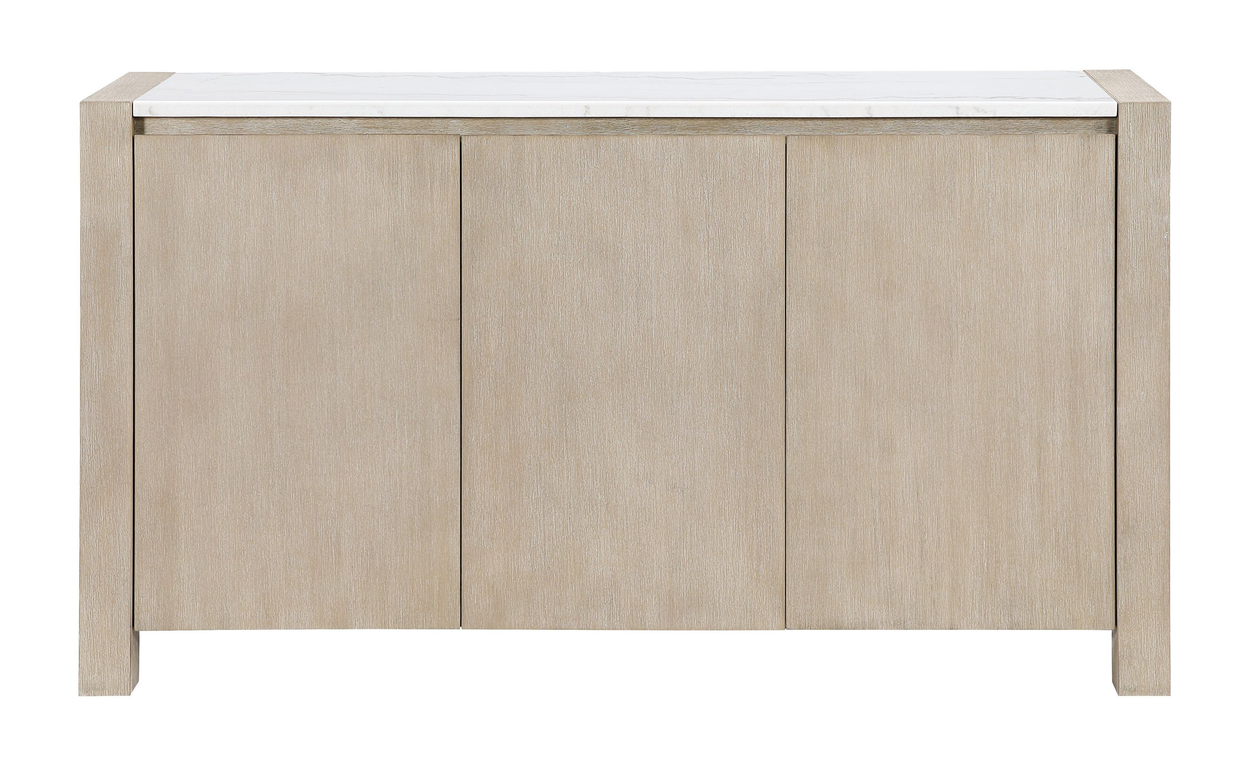 D1321 Marble Wood Buffet with 3 Doors