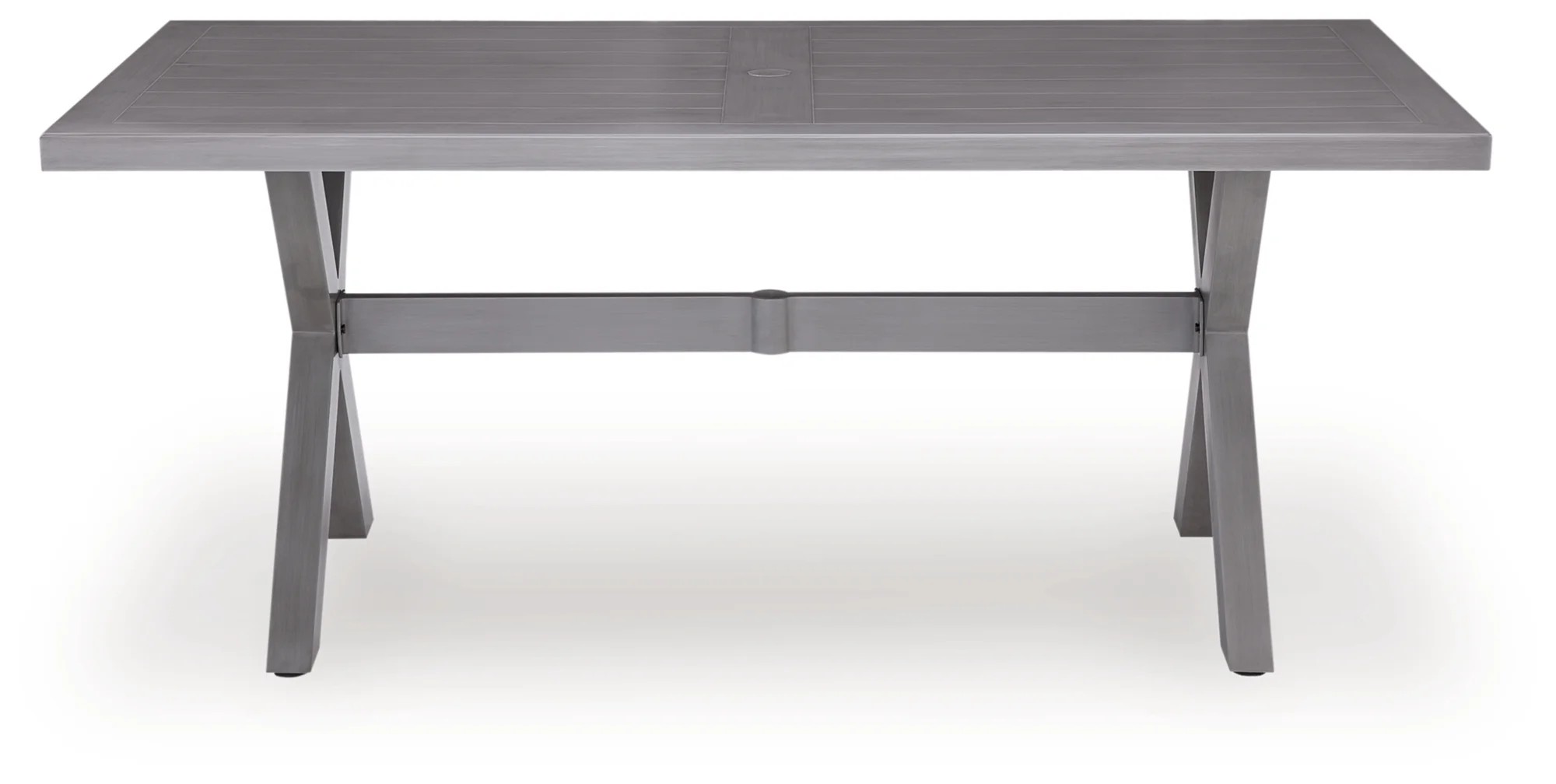 Half Moon Beach Aluminum Rectangular Dining Table