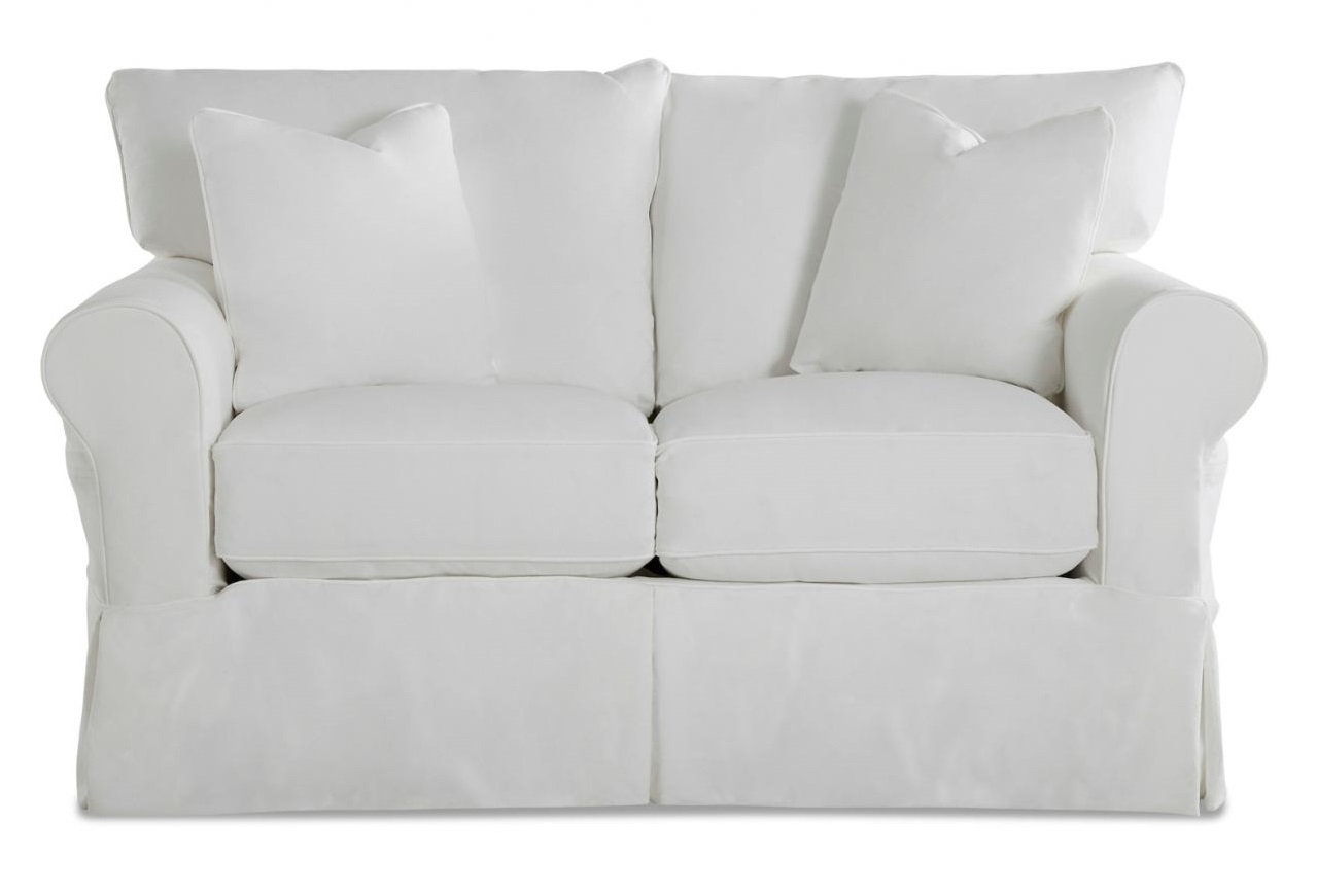 Jenny Fabric Loveseat w/Slipcover