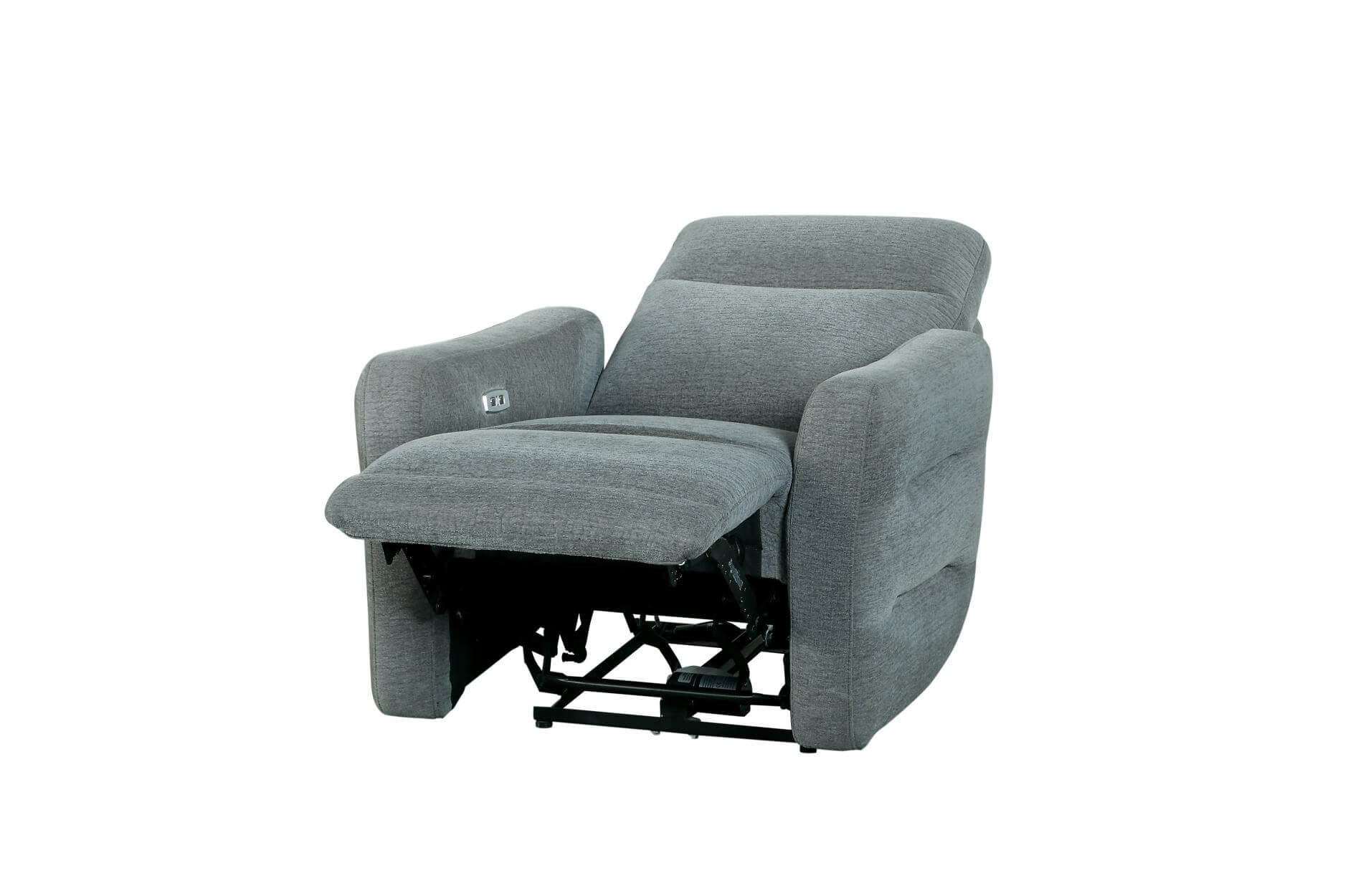 Edition Fabric Power Double Lay Flat Reclining Living Room Set by Homelegance