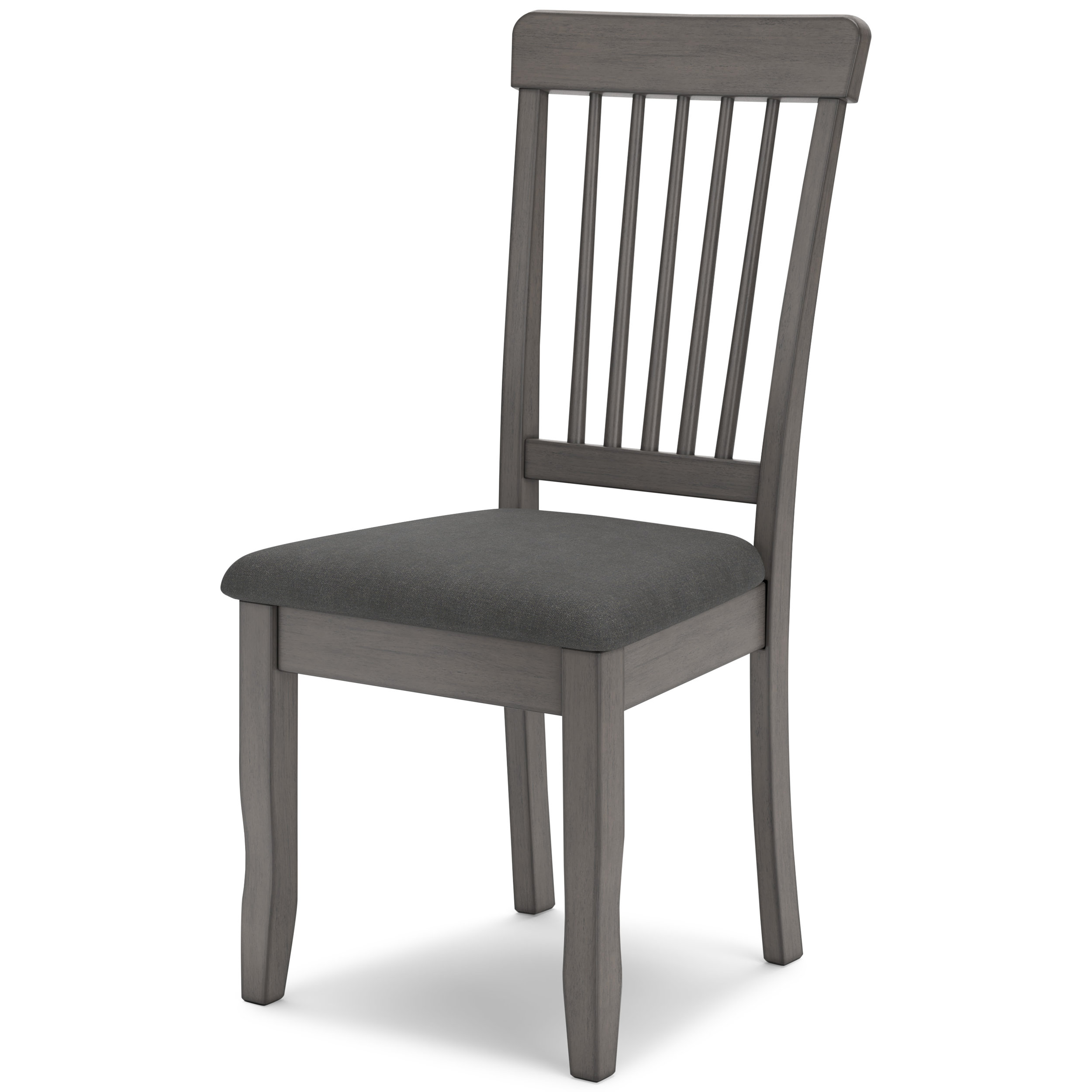 Shullden Modern Spindle-Back Dining Side Chair | Gray Finish