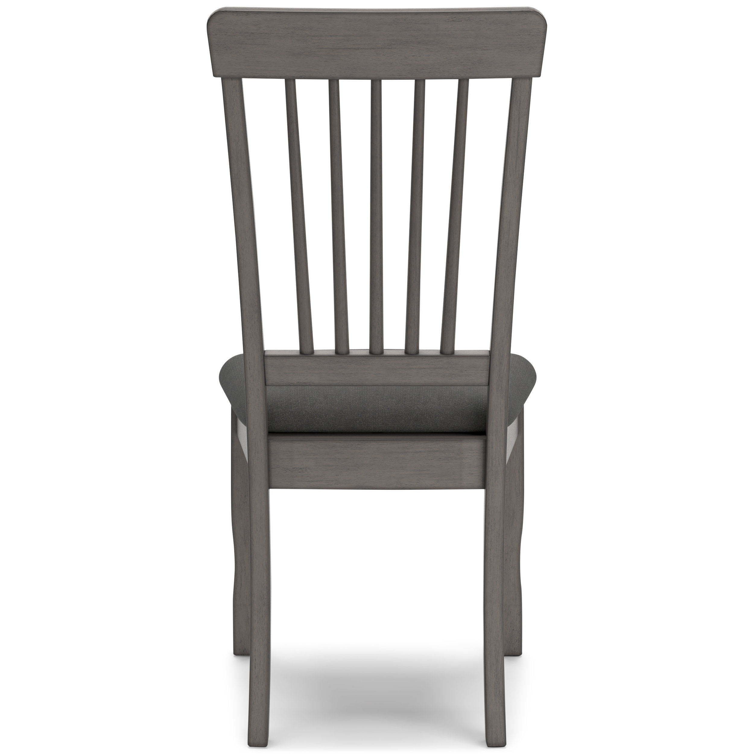 Shullden Modern Spindle-Back Dining Side Chair | Gray Finish