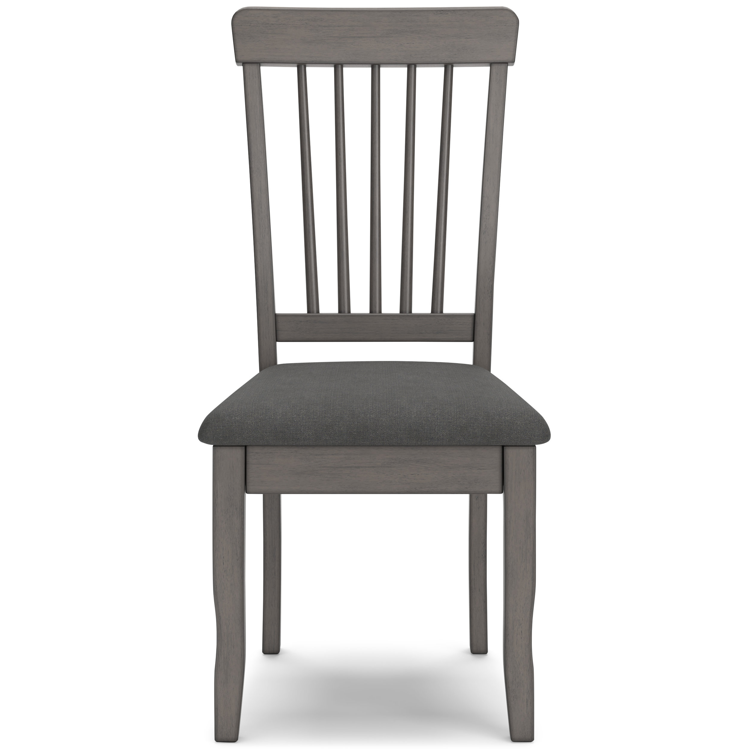 Shullden Modern Spindle-Back Dining Side Chair | Gray Finish
